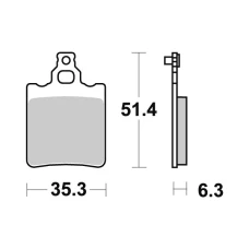 SBS BRAKEPADS КЕРАМІЧНІ
