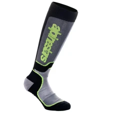 ALPINESTARS SOCKS MX ПЛЮС BLACK/GRAY/FLUO ЖОВТИЙ L