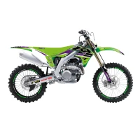 BLACKBIRD КОМПЛЕКТ НАЛІПОК (OKLEIN) KAWASAKI KX 250F '21-'23, KX 450F '19-'24 DREAM 5 КОЛІР ЗЕЛЕНИЙ ЧОРНИЙ