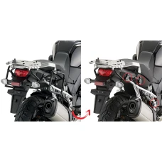 KAPPA СТЕЛАЖ KUFROW БОКОВИХ SZYBKIEGO ВСТАНОВЛЕННЯ MONOKEY SUZUKI DL 1000 V-STROM (14-19) - ROWNIEZ ПІД KUFRY MONOKEY RETRO-FIT K-VENTURE АЛЮМІНІЙ І K'MISSION АЛЮМІНІЙ