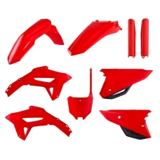 POLISPORT КОМПЛЕКТ ПЛАСТІКОВ HONDA CRF 250R '22-'23; CRF 450R '21-'23 КОМПЛЕКТ МІСТИТЬ КРИШКИ LAG (8351900003) КОЛІР OEM (ЧЕРВОНИЙ/ЧОРНИЙ)