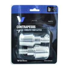 V PARTS (VICMA) НАСАДКИ КЕРМА 13,5 MM КОЛІР СРІБНИЙ, (ZASTOSOWANIE УНІВЕРСАЛЬНІ) (618PL)