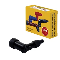 NGK ТРУБКА NA СВІЧКИ EBONITOWA КУТОВИЙ (90) Z ГАЙКА КОЛІР ЧОРНИЙ (NR 8302)