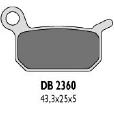 DELTA BRAKING КОЛОДКИ ДИСКОВІ ТОРМОЗНІ KH325 KTM 50/60 ЗАД - ZASTEPUJA DB2360MX-D I DB2360QD-D