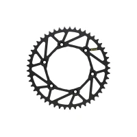 PROX 2024/12 ЗІРОЧКА ЗАД 489 52 СТАЛЬНИЙ KAWASAKI KX 125 '80-'08, KX 250 '87-'08, '19-'25, KXF 250 '04-'18, KXF 450 '06-'25, KDX 200 '89-'06, KDX 220 '97-'05, KLX 450 R '08-'21 (48947) (JTR460.47) (STD.-1) (LANC.520) КОЛІР ЧОРНИЙ