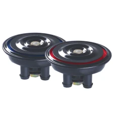 GAUSS 2023/06 КЛАКСОН (СИГНАЛ ЗВУКОВИЙ) UNIVERSALNY (ВИСОКА I НИЗЬКИЙ TON) ЧОРНИЙ (ДІАМЕТР 92 MM)
