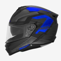 NOX ШОЛОМ INTEGRALNY (ПОВНИЙ FACE) Z БЛЕНДА N304S CARVER КОЛІР CZARNY/NIEBIESKI МАТОВА РОЗМІР XXL
