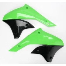 UFO КРИШКИ РАДІАТОРА KAWASAKI KLX 450 '07-'15 КОЛІР ЗЕЛЕНИЙ