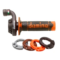 DOMINO ROLGAZ КОМПЛЕКТНИЙ ВИКЛЮЧЕНИЙ ROAD KTM/HUSQVARNA/GASGAS 4T КОЛІР ЧОРНИЙ/ПОМАРАНЧЕВИЙ