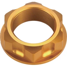 ACCEL ГАЙКА ВЕРХНЯ ПОЛКИ YAMAHA , SUZUKI, HONDA (M24X32) КОЛІР ЗОЛОТИЙ