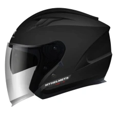 MT АКЦІЯ ШОЛОМ ВІДКРИТИЙ JET Z БЛЕНДА AVENUE SOLID GLOSS BLACK КОЛІР ЧОРНИЙ БЛИСК РОЗМІР L