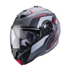CABERG ШОЛОМ SZCZEKOWY FLIP-UP МОДЕЛЬ DUKE EVO MOVE КОЛІР СІРИЙ MAT/CZARNY/CZERWONY РОЗМІР L
