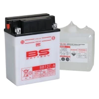 BS АКУМУЛЯТОР BB12C-A (YB12C-A) 12V 12AH 134X80X175 OBSLUGOWY - ELEKTROLIT OSOBNO (155A) (4) UE2019/1148