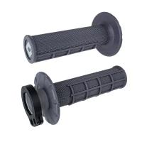 ODI ПЕРЕМИКАЧІ ВИКЛЮЧЕНИЙ ROAD HALF WAFFLE MX V2 LOCK-ON GRIP КОЛІР ГРАФІТОВИЙ