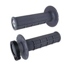 ODI ПЕРЕМИКАЧІ ВИКЛЮЧЕНИЙ ROAD HALF WAFFLE MX V2 LOCK-ON GRIP КОЛІР ГРАФІТОВИЙ