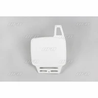 UFO УНІВЕРСАЛ ПЕРІД НОМЕР ПЛИТА VETERAN MX/ENDURO 79-89 БІЛА