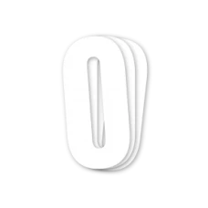 BLACKBIRD RACE НОМЕРИ БІЛА - PACK OF 3 CM.13X7 #0