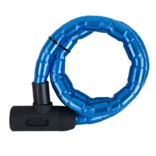 OXFORD ЗАХИСТ ПРОТИКРАДІЖКА ПОСИЛЕНЕ BARIIER ARMOURED CABLE 1.4MX25MM (ЗАКРИТТЯ NA КЛЮЧІ) КОЛІР СИНІЙ