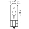 OSRAM ЛАМПОЧКА WSKAZNIKOWA 1,2W 12V W2X4.6D 5XFS10 - 10 ШТУК - зображення 2
