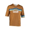 LEATT (НОВИНКА 2024) СОРОЧКА ROWEROWA MTB ENDURO 3.0 JERSEY PEANUT КОЛІР КОЛІР КОРИЧНЕВИЙ РОЗМІР L - зображення 5