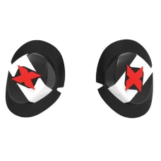 OXFORD SLIDERY DO KOMBINEZONU SKORZANEGO ICON КОЛІР CZARNY/BIALY