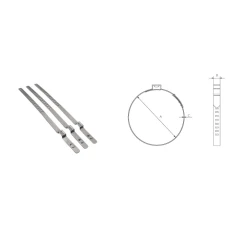 PROMX OETIKER 159 ХОМУТ DO ПОВОРОТНОГО КУЛАКА NASTAWNA - ДІАПАЗОН: 40-110 MM X 7MM - 1 ШТУКА