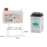 LANDPORT АКУМУЛЯТОР B49-6 6V 8AH 91X83X161 OBSLUGOWY - ELEKTROLIT OSOBNO (4) UE2019/1148