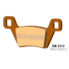 DELTA BRAKING КОЛОДКИ ДИСКОВІ ТОРМОЗНІ KH600 KYMCO MXU - ZASTEPUJA DB2212MX-D І DB2212QD-D