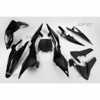 UFO КОМПЛЕКТ ПЛАСТІКОВ HUSQVARNA TC 499 4T '11-'13 КОЛІР ЧОРНИЙ  (HU612E001)