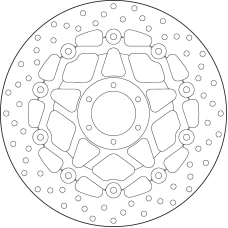 BREMBO SERIE ORO BRAKEDISC ПЛАВАЮЧИЙ