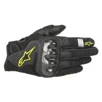ALPINESTARS GLOVE SMX-1 ПРОДУВУ V2 BLACK/FLUOYELLOW S