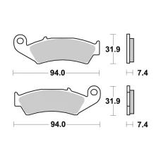 SBS BRAKEPADS SINTERED OFFROAD