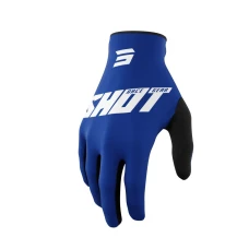 SHOT RACING РУКАВИЦІ MOTO DEVO RAW BURST BLUE КОЛІР NIEBIESKI/BIALY РОЗМІР 11