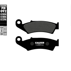 GALFER КОЛОДКИ ДИСКОВІ ТОРМОЗНІ KH125 POLMETALICZNE ПЕРІД HONDA CR125 '87-'93, CR250 '87-'91, XR600R '87-'92