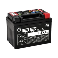 BS АКУМУЛЯТОР BTX4L+ / BTZ5S (FA) (YTX4L-BS, YT4L-BS, YTZ5S) 12V 3AH 114X71X86 BEZOBSLUGOWY - ZALANY (50A) (8) - ЗАМІНЮЄ 300811