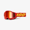 100 ПРОЦЕНТ ОКУЛЯРИ МОДЕЛЬ ACCURI 2 RED - MIRROR RED LENS КОЛІР CZERWONYY\/ZOLTY СТІКЛО ЧЕРВОНА ЗЕРКАЛО - зображення 2