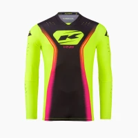 KENNY RACING СОРОЧКА CROSS/ENDURO KID/JUNIOR/DZIECIECE PERFORMANCE SOLID NEON ЖОВТИЙ РОЗМІР XXXS