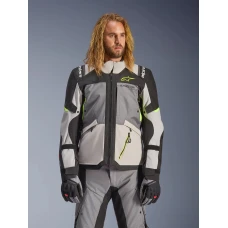 ALPINESTARS КУРТКА ANDES V4 DRYSTAR ICE GRAY/FLUO ЖОВТИЙ 3XL