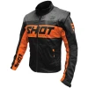 SHOT КУРТКА SOFTSHELL LITE 3.0 BLACK\/ORANGE XS - зображення 1
