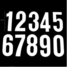 TMV DIGITS 150MM БІЛА '0' (20PCS)