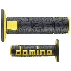 DOMINO ПЕРЕМИКАЧІ (GRIPY) ВИКЛЮЧЕНИЙ ROAD НОВИЙ LAMELAR DWUSKLADNIKOWE КОЛІР  ЧОРНИЙ/ЖОВТИЙ