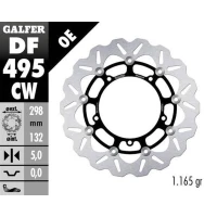 GALFER НОВИЙ ТОВАР ДИСК ТОРМОЗНИЙ ПЕРІД YAMAHA FZ 6S FAZER '04-'07; XJ 6S DIVERSION '09-; MT 03 '06-; MT 07 '21-'23; MT 09 850/890 '13-'32; TRACER 850/890 '15-'23; NIKEN 850 '18- (WAVE FLOATING) (298X132X5MM)