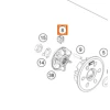 KTM OEM ГУМА (ГУМКА) TLUMIACA КОШИКА СЦЕПЛЕННЯ - зображення 2