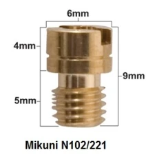 PROX ФОРСУНКА КОРІННИЙ MIKUNI ВИД N102/221 ДІАМЕТР #137,5 ( 1 ШТУКИ. )