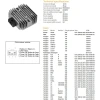 DZE РЕГУЛЯТОР НАПРУГИ YAMAHA YZF R6 '99-'02, R1 '98-'01, TDM850 '96-'01 (35A) (ESR261,RGU-209,CL650A-12) - зображення 1