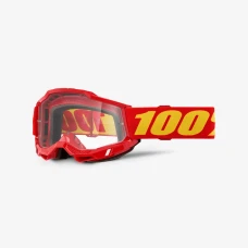 100 % ОКУЛЯРИ ACCURI 2 YOUTH JUNIOR RED - ЧИСТИЙ LENS - КОЛІР CZERWONY/BIALY СТІКЛО PRZEZROCZYSTA