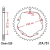 JT ЗІРОЧКА ЗАД 4320M 43 АЛЮМІНІЙ (ERGAL) DUCATI MONSTER 800 S2R '05-'07, HYPERMOTARD 950 '19-'23, BIPOSTO 748\/S '95-'03 (LANC. 520) (STREETFIGHTER\/EVO 848 '08-'15 КОНВЕРСІЯ NA LANC. 520) (НЕОБХІДНО АДАПТЕР JTA750B) - зображення 2