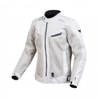 MACNA (НОВИНКА 2023) КУРТКА (MESH I WYPINANA МЕМБРАНА) DAMSKA EMPIRE LADIES MOTORCYCLE JACKET LIGHT GREY КОЛІР СІРИЙ РОЗМІР S