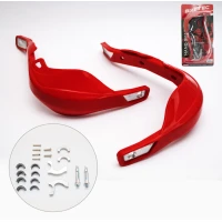 BIKETEC КРИШКИ RAK (РУЧКА) АЛЮМІНІЙ КОЛІР ЧЕРВОНИЙ (Z КРІПЛЕННЯМИ 22MM I 28MM)