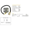 DZE РЕГУЛЯТОР НАПРУГИ SUZUKI VZ800 '97-04, VX800 '90-93 (SH535C-12) (32800-45C00, 32800-45C01) (ESR560) - зображення 2